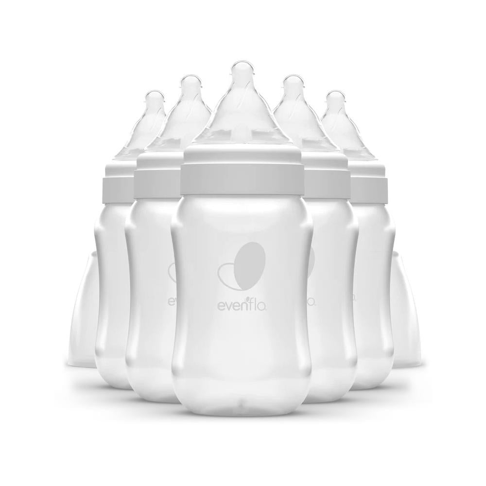 Evenflo Balance + Baby Bottles - Angled Standard Neck Plastic