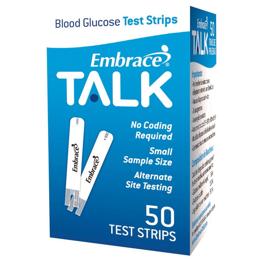 Omnis Health Embrace® Blood Glucose Test Strips 50 ct.