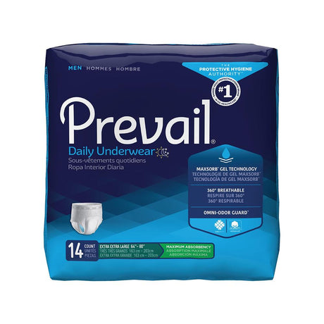 Prevail® Men's Daily Maximum Absorbency Adult Underwear