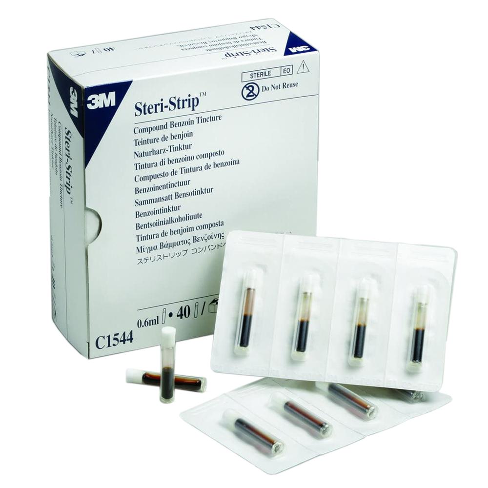 3M™ Steri-Strip™ Benzoin Tincture 0.667 mL Ampule 40 ct.