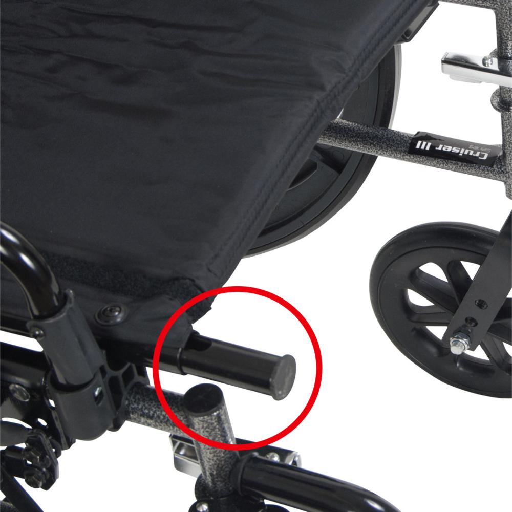 McKesson Cruiser III Lightweight Wheelchair 20" Seat