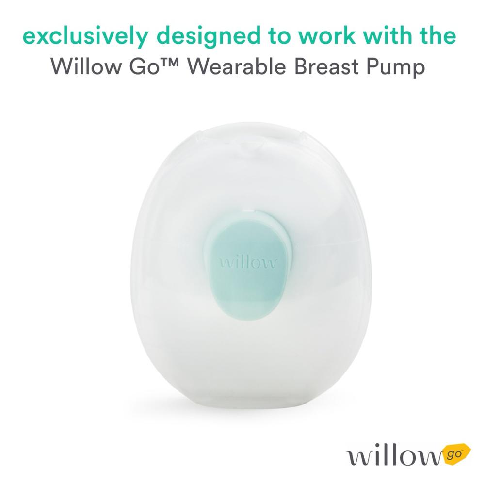 Willow Go Wearable Breast Pump Container Set (2-Pack)