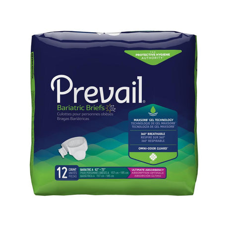 Prevail® Bariatric Heavy Absorbency Incontinence Brief