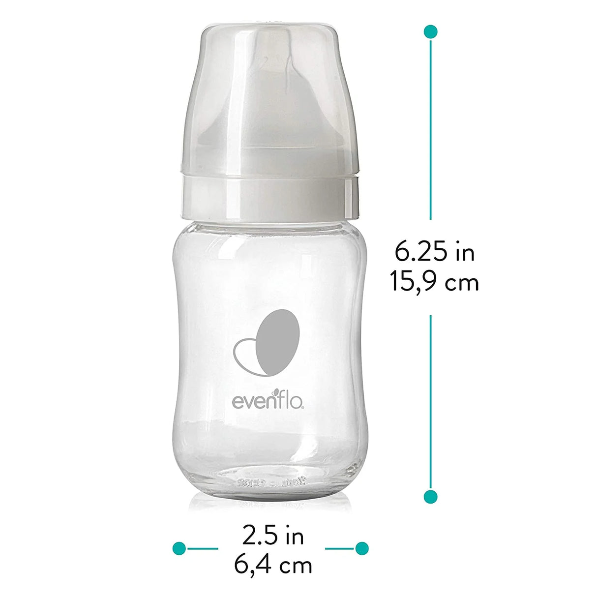 Evenflo Balance + Glass Wide Neck Baby Bottles