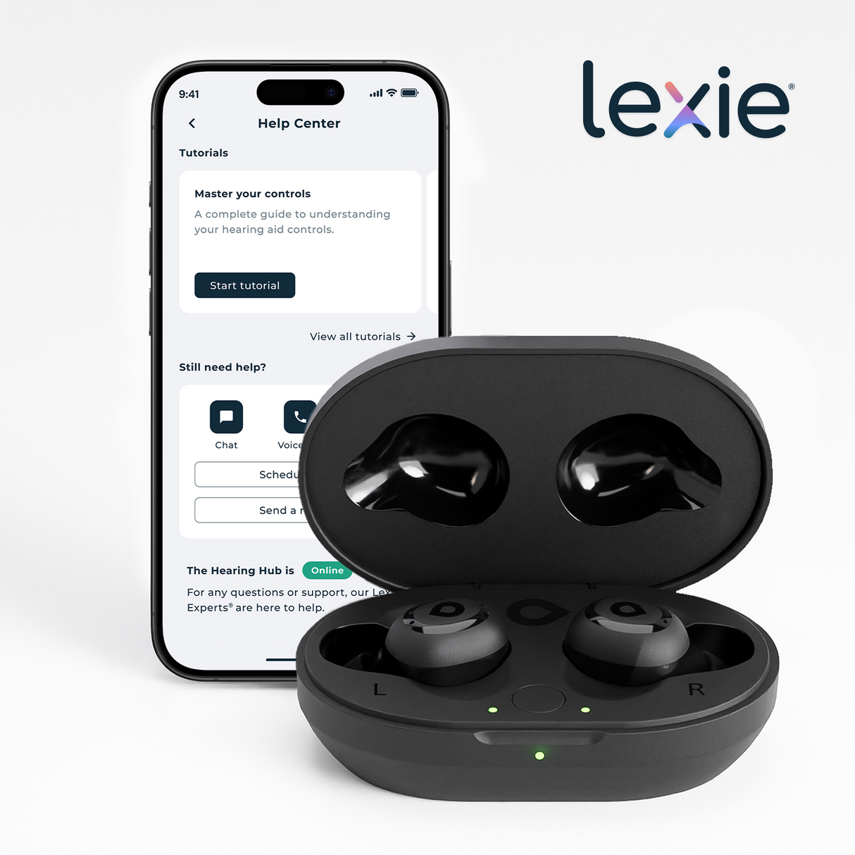 Lexie H1 Earbud Style Rechargeable OTC Hearing Aids
