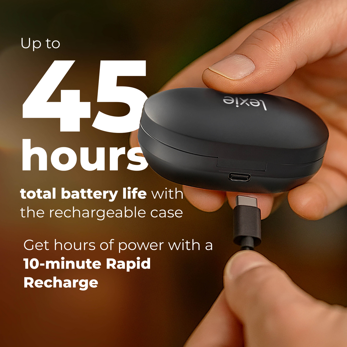 Lexie H1 Earbud Style Rechargeable OTC Hearing Aids