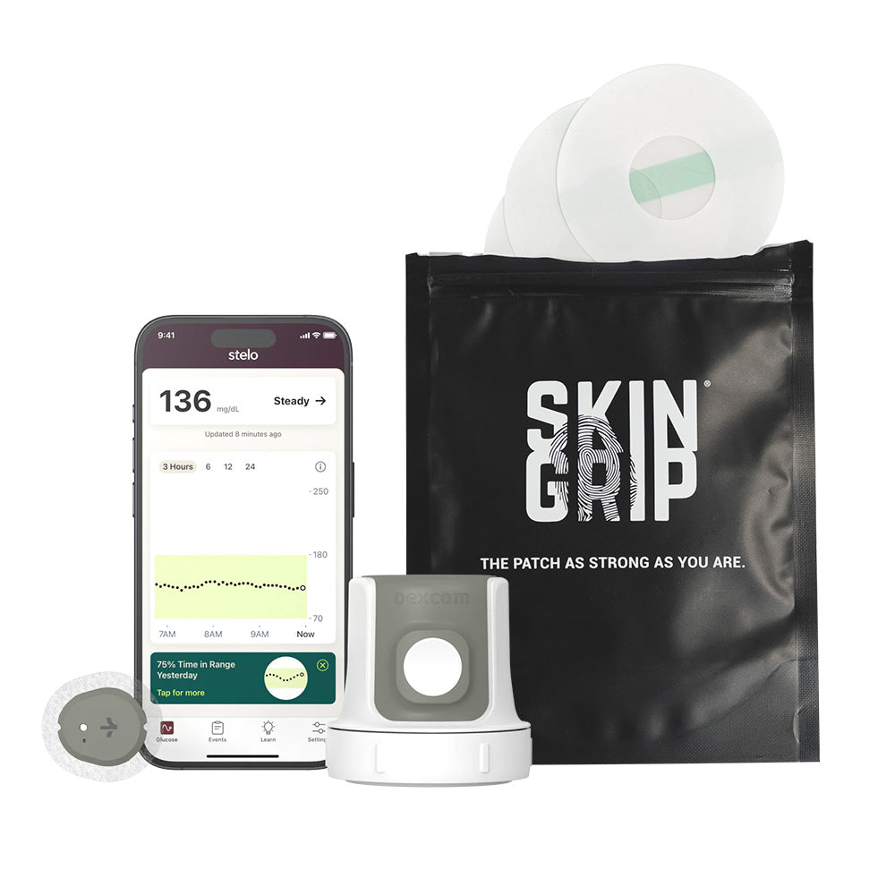 Stelo Glucose Biosensor + Skin Grip Bundle