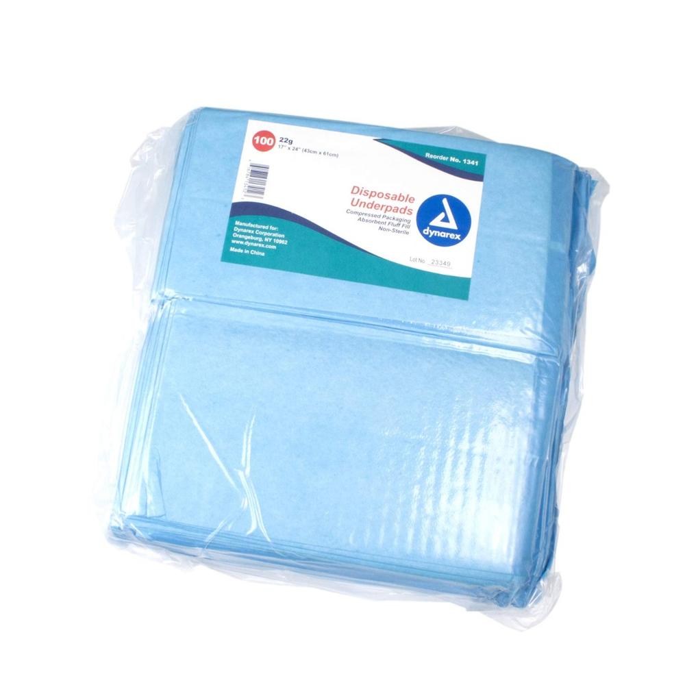 Dynarex® Disposable Fluff Light Absorbency Underpad