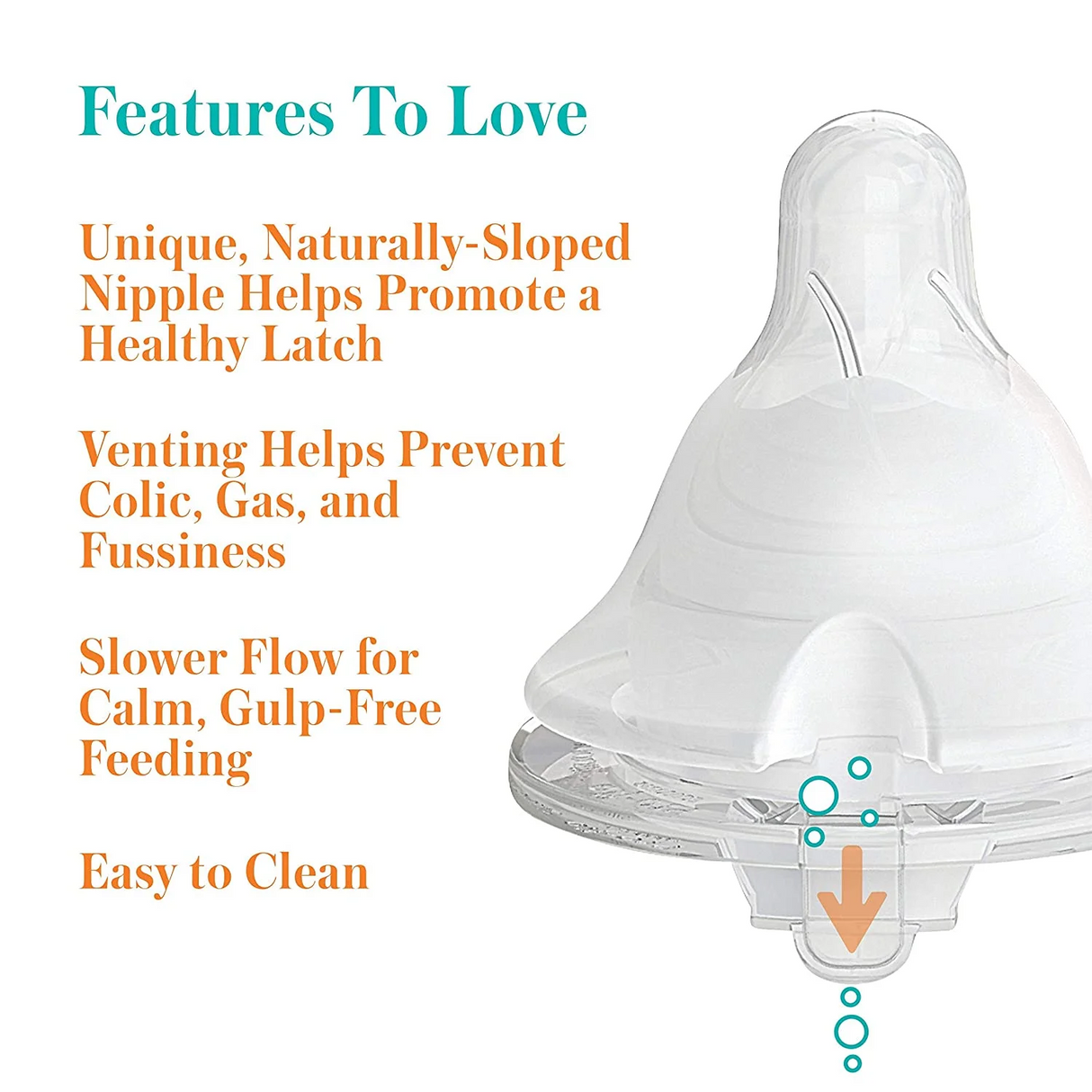 Evenflo Balance + Glass Wide Neck Baby Bottles
