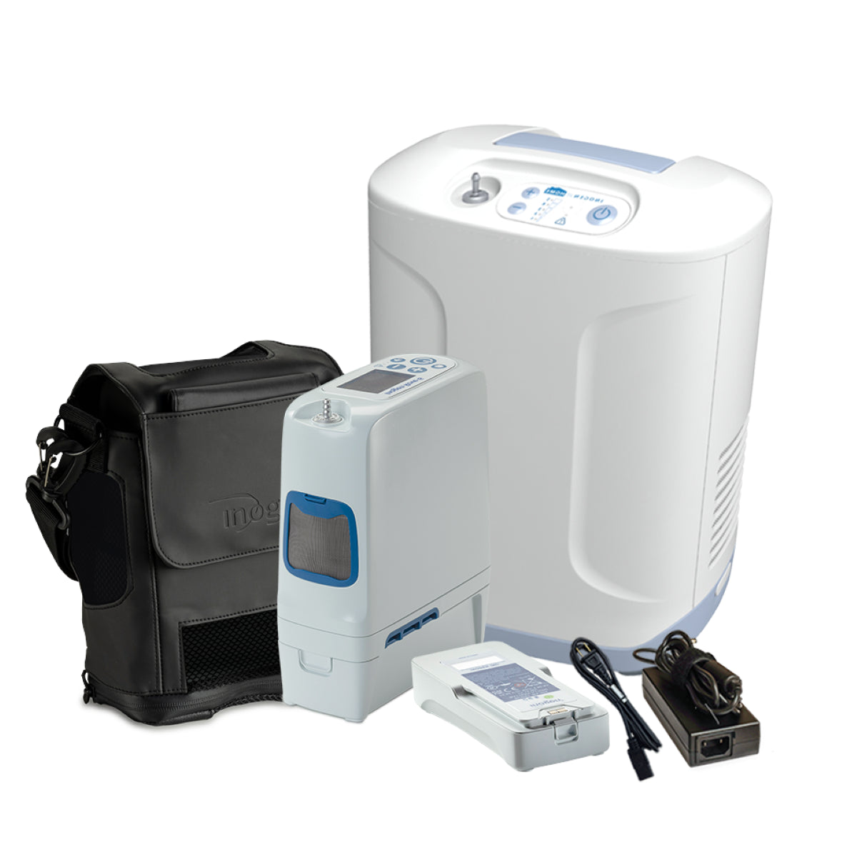 Inogen ROVE 6 + At Home Portable Oxygen Concentrator Bundle (Extended Battery & Premium Warranty)