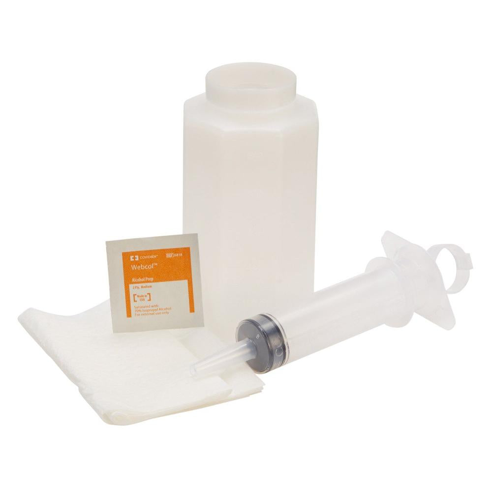 The KenGuard® Piston Syringe can hold 60mL