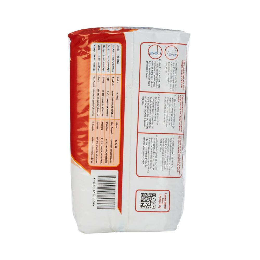 Tranquility Slimline Adult Incontinence Brief Small (Pack of 10)