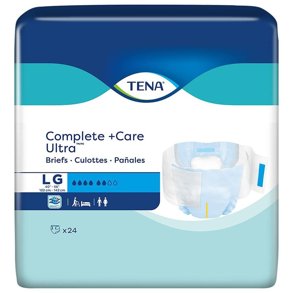 TENA® Complete + Care Ultra™ Adult Incontinence Brief Large (Bag of 24)