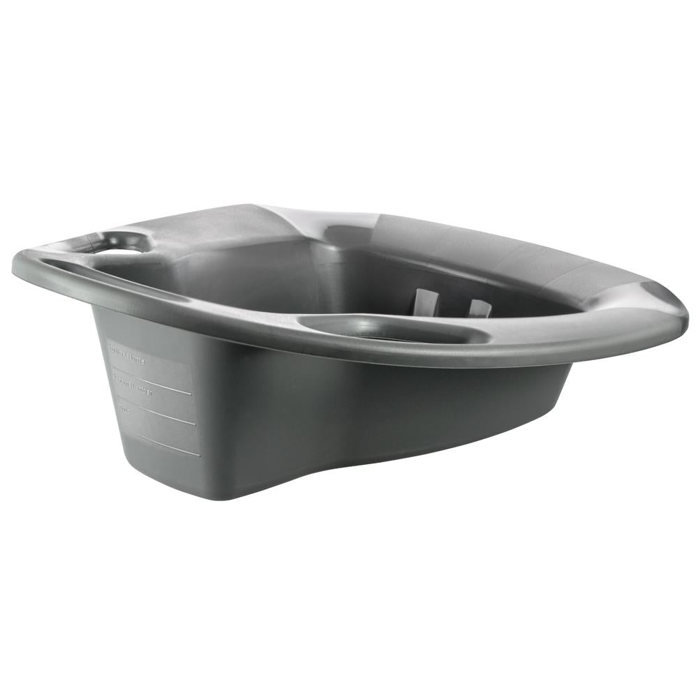 McKesson Stackable Bedpan, Non-Stick Plastic, Latex-Free, Graphite