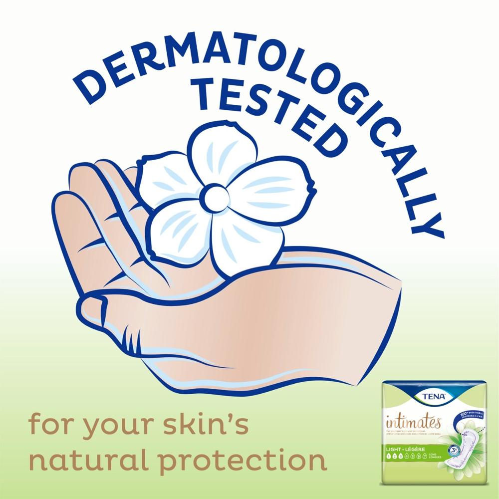 TENA Intimates Ultra Thin Light Absorbency Pad Dermatologically Tested