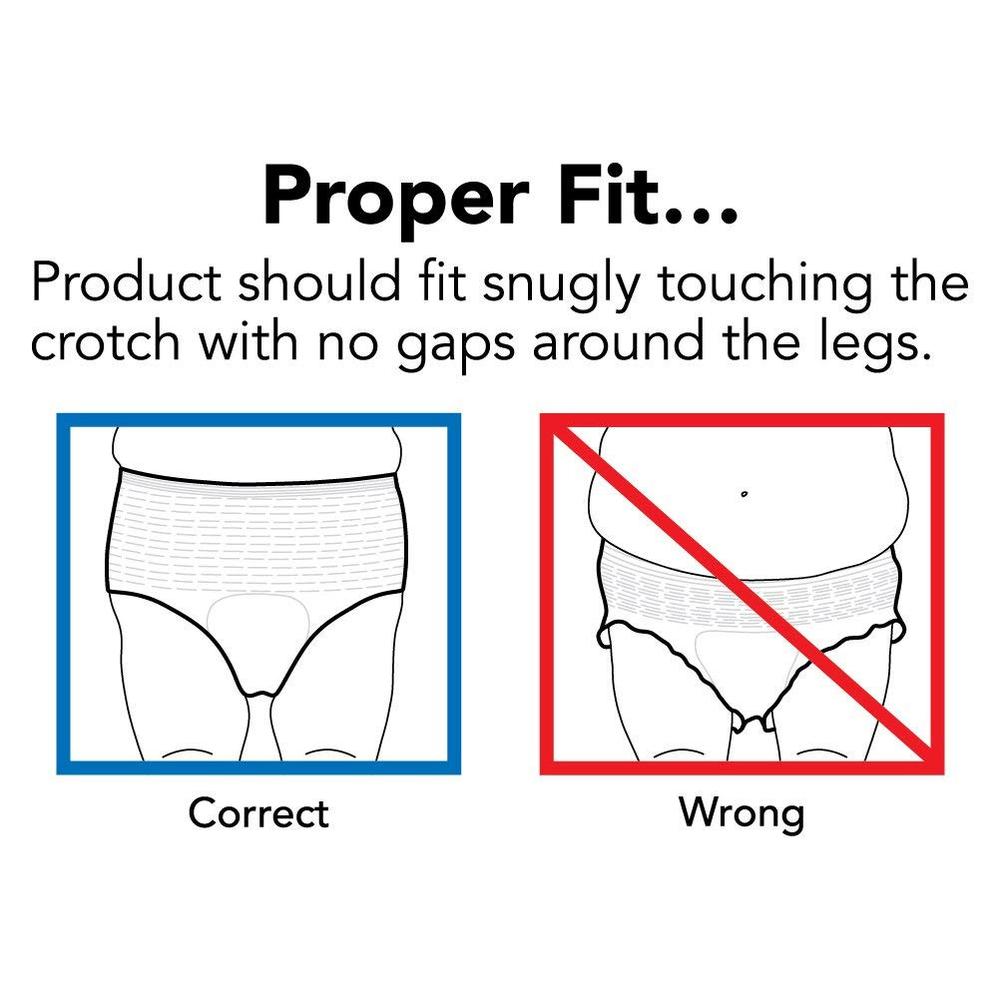 Proper Fit of the Tranquility® Premium OverNight™ Heavy Absorbency Underwear