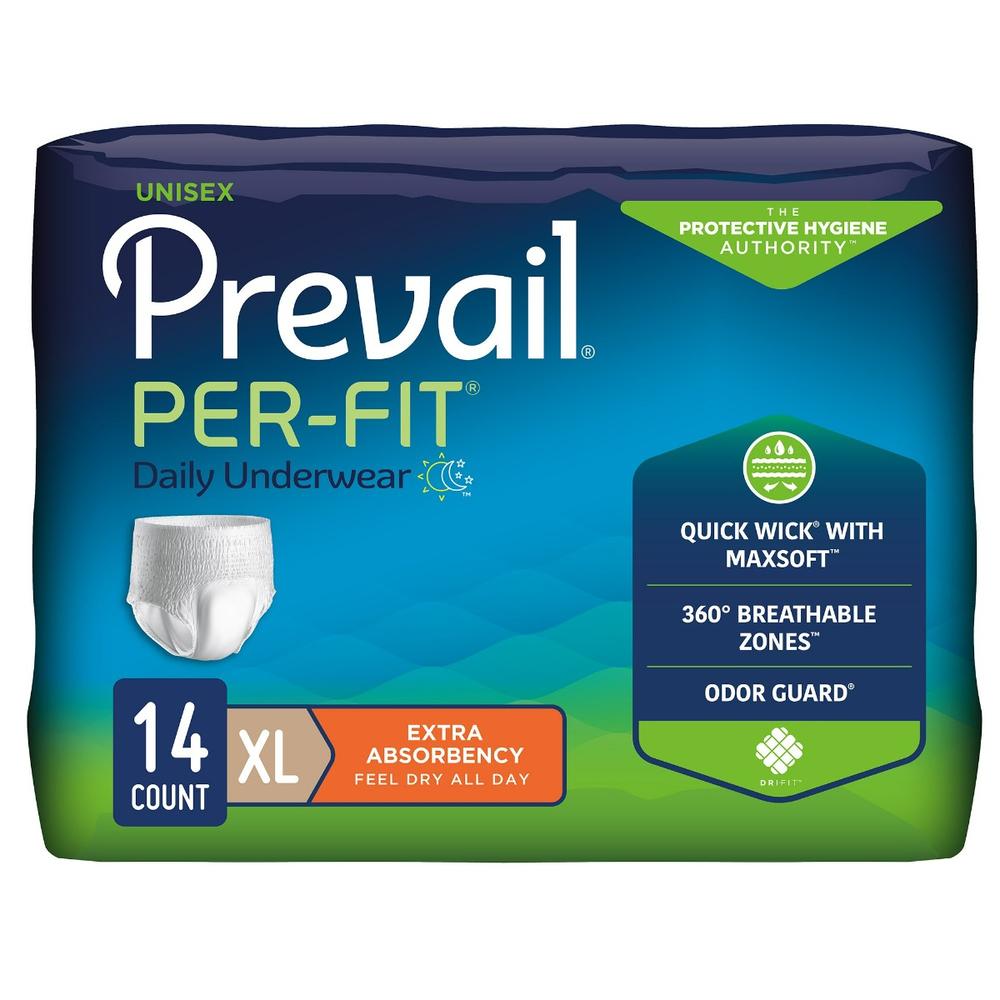 Prevail Per-Fit Heavy Absorbency Underwear X-Large (Case of 56)