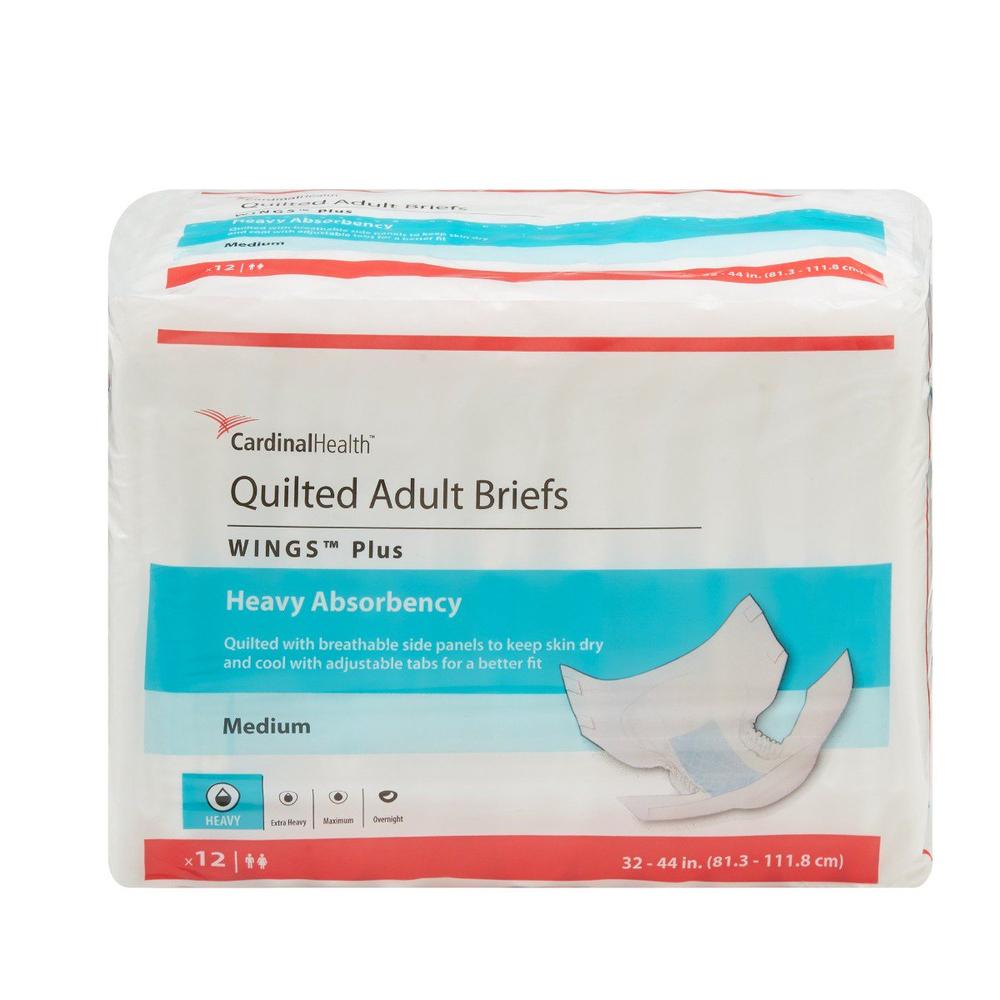 Wings™ Plus Heavy Absorbency Incontinence Brief
