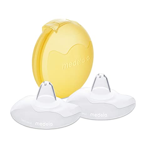 Medela® Nipple Shields with Carry Case provide portability and convenience