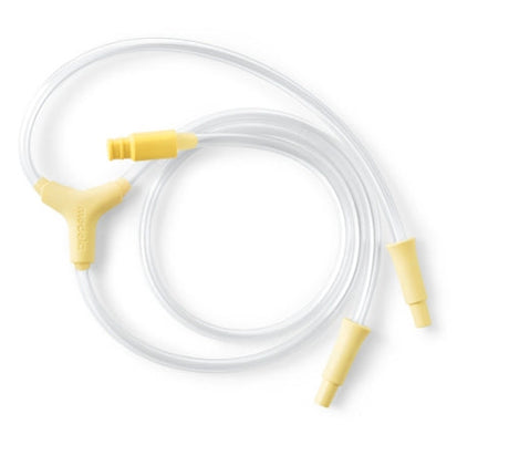 Medela Tubing for the Freestyle Flex™ and Swing Maxi™ Breast Pump rolled up into a compact form factor