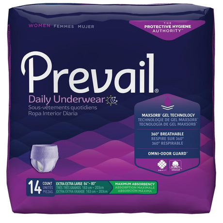 Prevail® Women's Daily Maximum Absorbency Adult Underwear