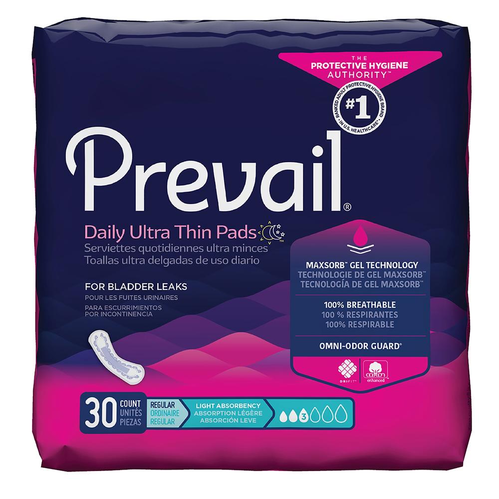 Prevail® Daily Ultra Thin Light Absorbency Bladder Control Pads 30 ct.