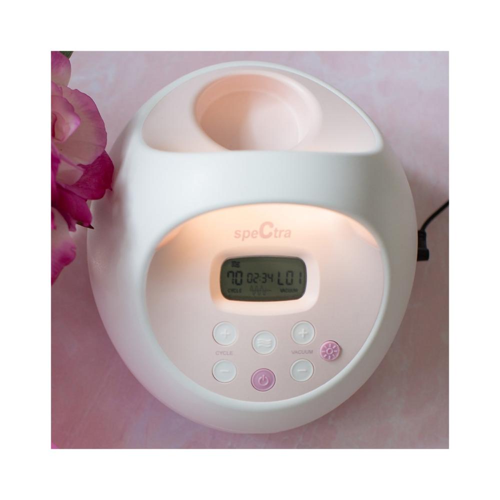 Spectra S2 Plus Electric Breast Pump With Light on