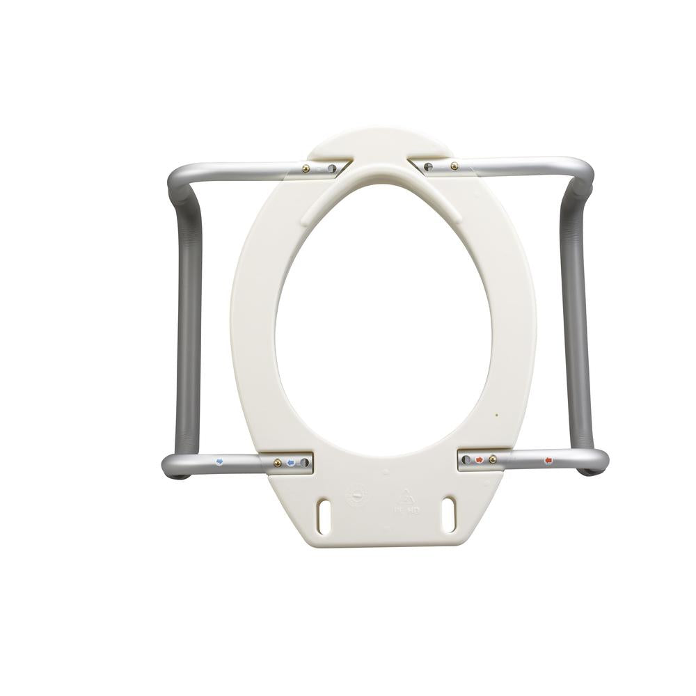 Drive™ Premium Elongated Raised Toilet Seat with Arms 3-1/2 Inch Height