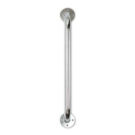 McKesson Wall Grab Bar With Knurled Chrome Steel Finish