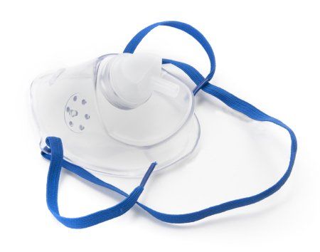 McKesson Pediatric Oxygen Mask Elongated Style With Adjustable Head Strap
