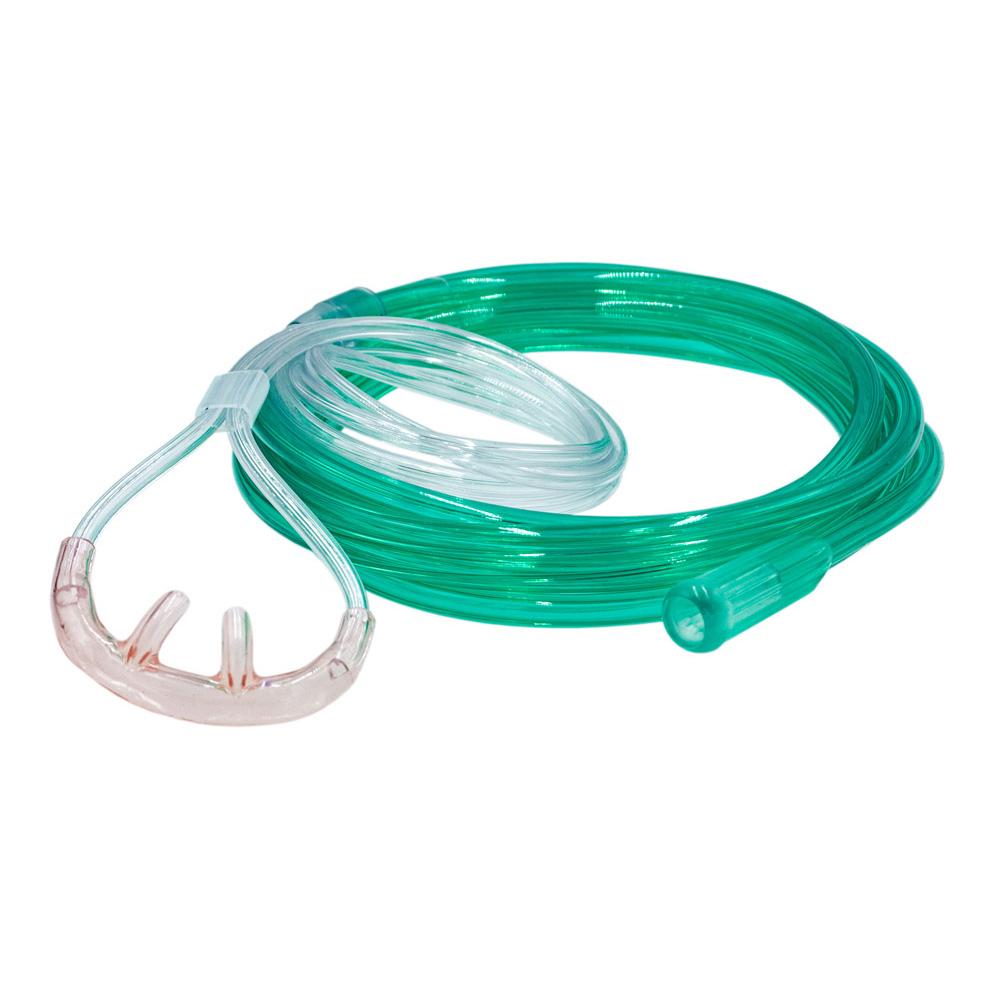 Sun Med Salter-Style Nasal Cannula High Flow Delivery Adult Curved Prong / NonFlared Tip