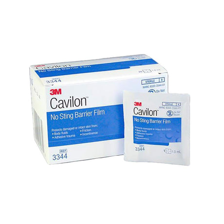 3M™ Cavilon™ No Sting Skin Barrier Wipe Box of 30 Individual Packets