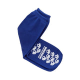 McKesson Terries™ Slipper Socks - Bariatric / Extra Wide Royal Blue Above the Ankle