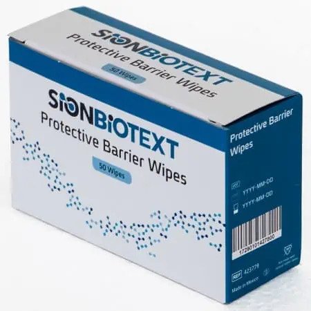Box of 50 Sion Biotext Protective Barrier Wipes