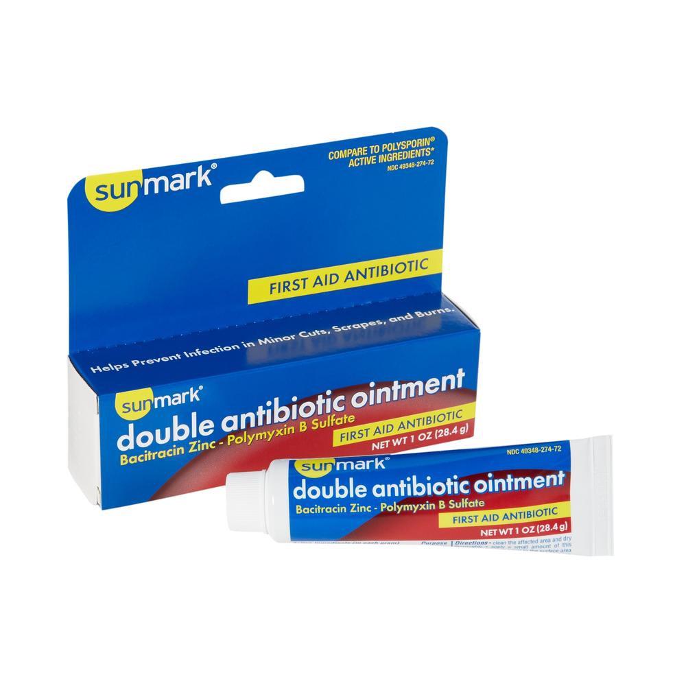 Sunmark® Double Antibiotic First Aid Ointment 1 oz Tube