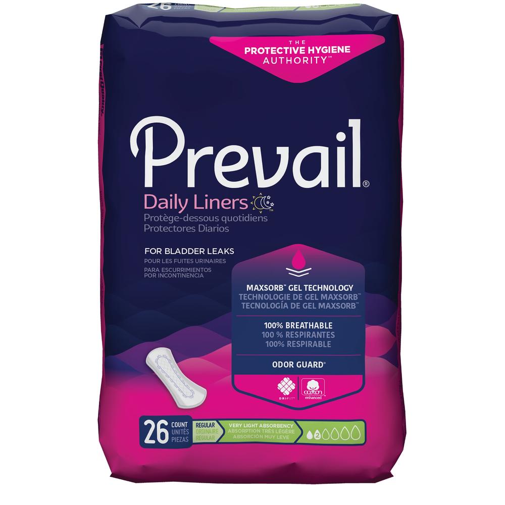 Prevail® Daily Very Light Absorbency Bladder Control Liners 26 ct.