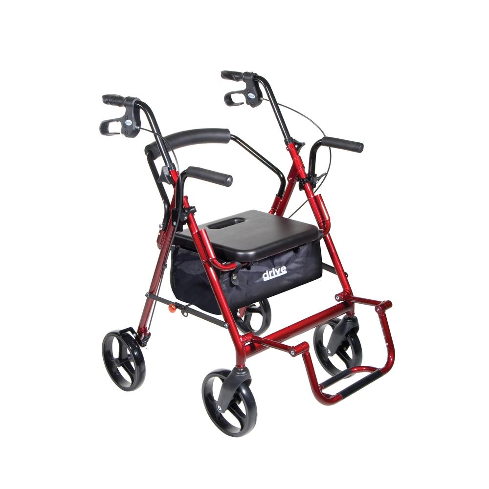 Drive™ Duet 4Wheel Rollator/Transport Chair Apria Home
