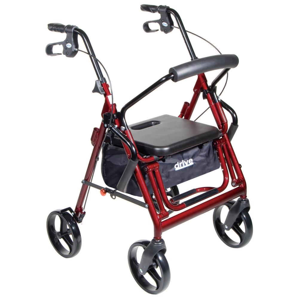 Drive™ Duet 4-Wheel Rollator/Transport Chair – Apria Home