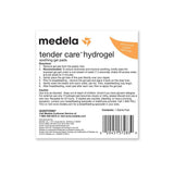 Medela Tender Care™ Hydrogel Pads application directions on packaging