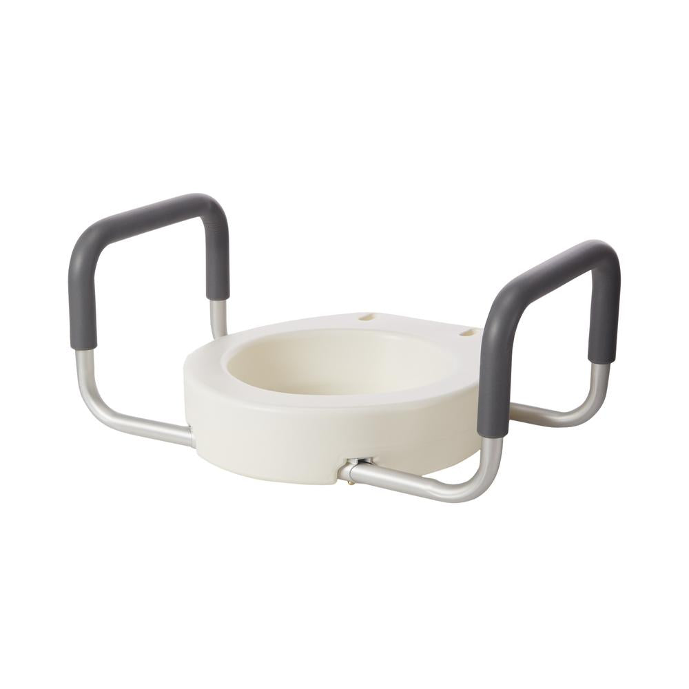 Drive™ Premium Raised Toilet Seat with Arms 3-1/2 Inch Height
