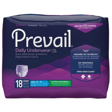 Prevail® Women's Daily Maximum Absorbency Adult Underwear