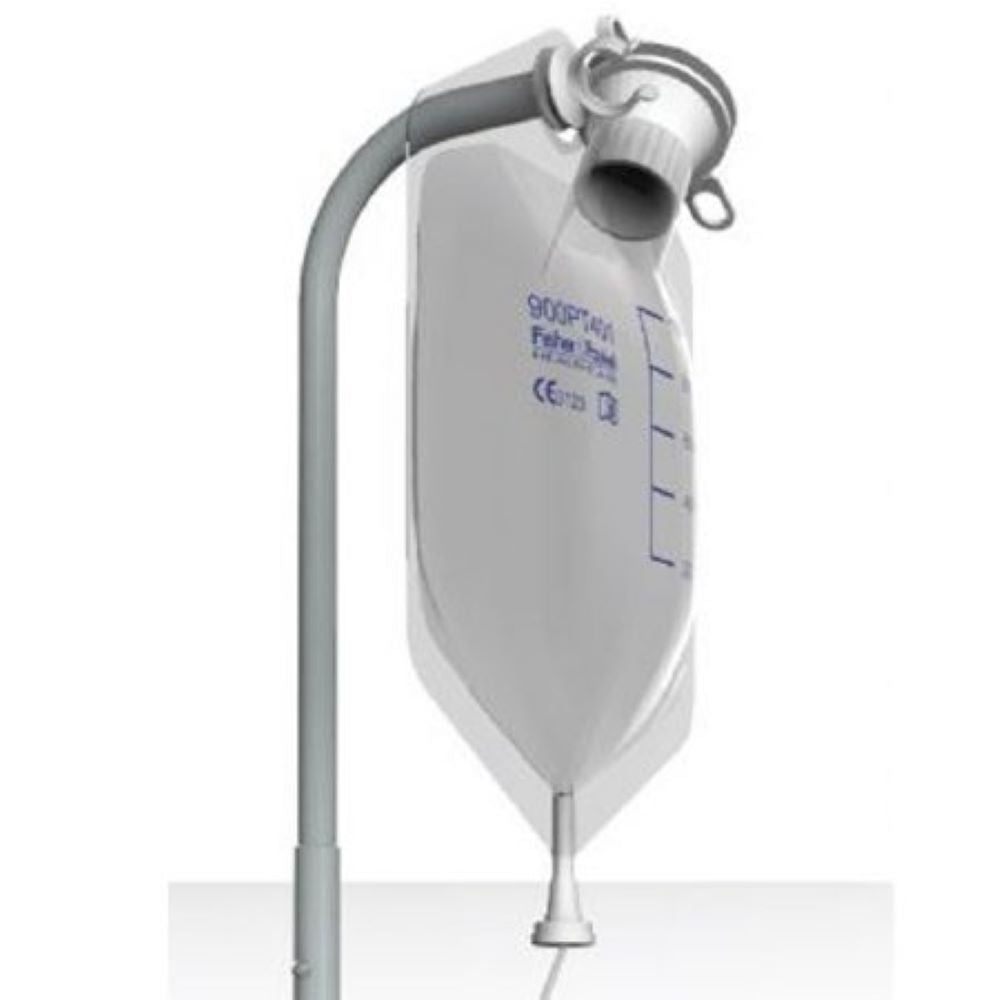 Fisher & Paykel myAIRVO™ Humidifier Refillable Water Bag Attached to Optional Medical Pole