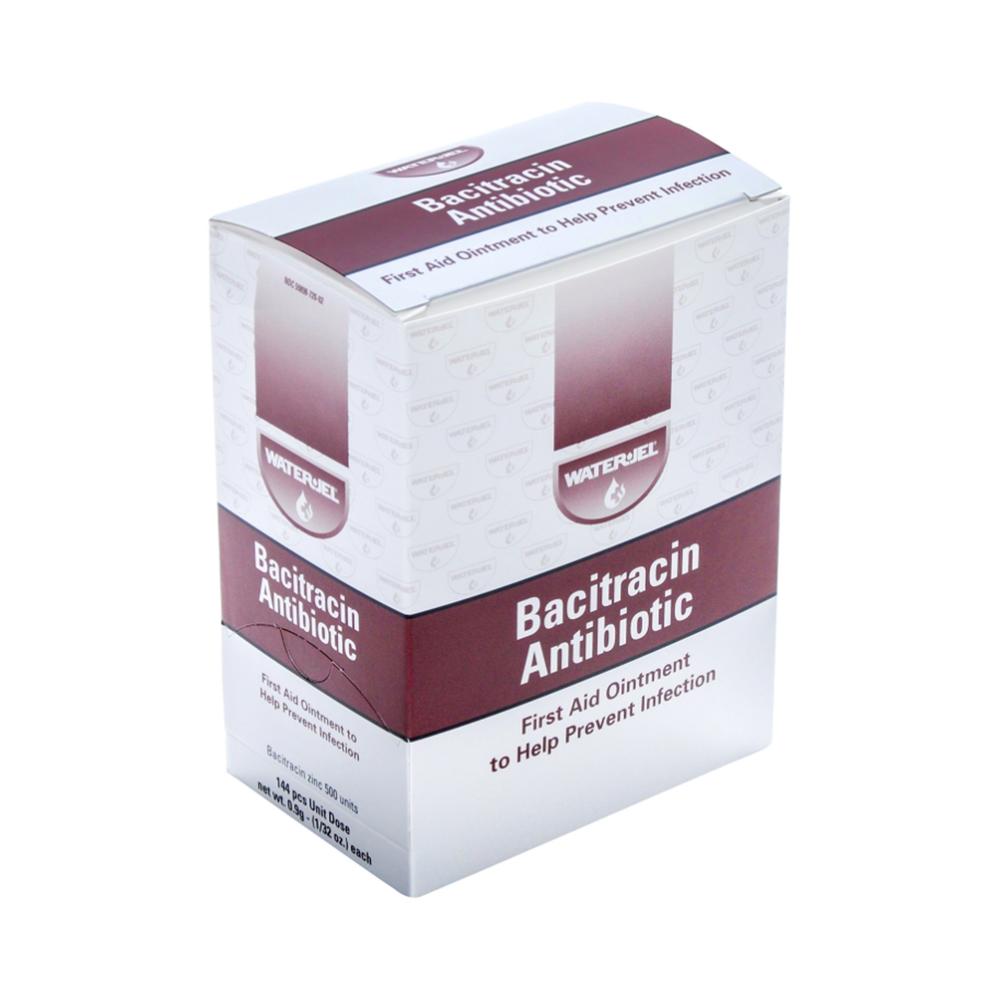 Water Jel® First Aid Bacitracin Antibiotic Ointment 0.9 Gram Individual Packet 144 ct.