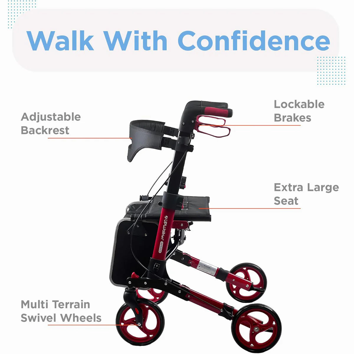 UPwalker Breeze Rollator Walker