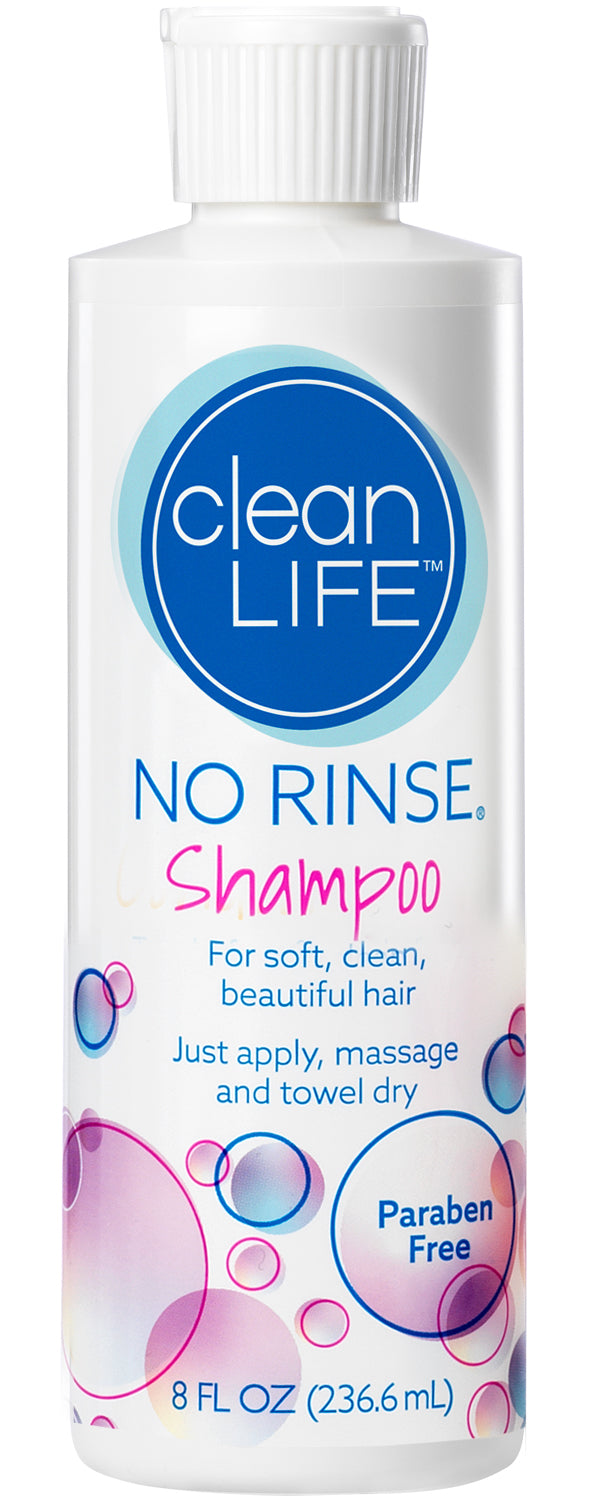 No-Rinse Shampoo 8 fl oz Flip Top Bottle by CleanLife Products