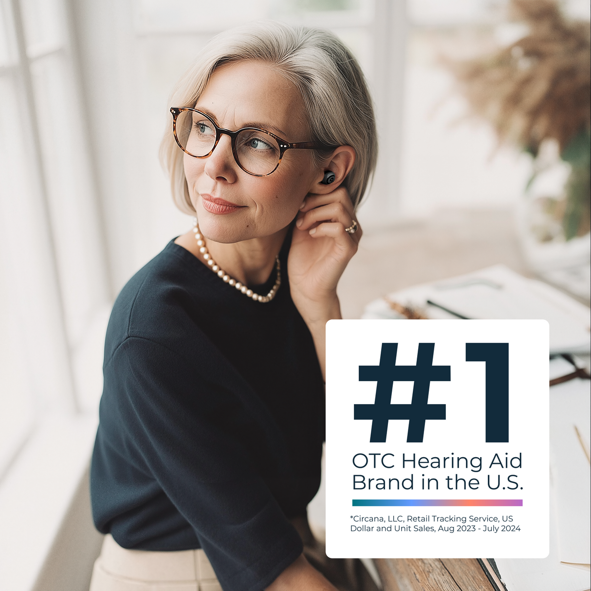 Lexie H1 Earbud Style Rechargeable OTC Hearing Aids