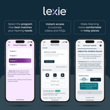 Lexie H1 Earbud Style Rechargeable OTC Hearing Aids