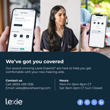 Lexie H1 Earbud Style Rechargeable OTC Hearing Aids