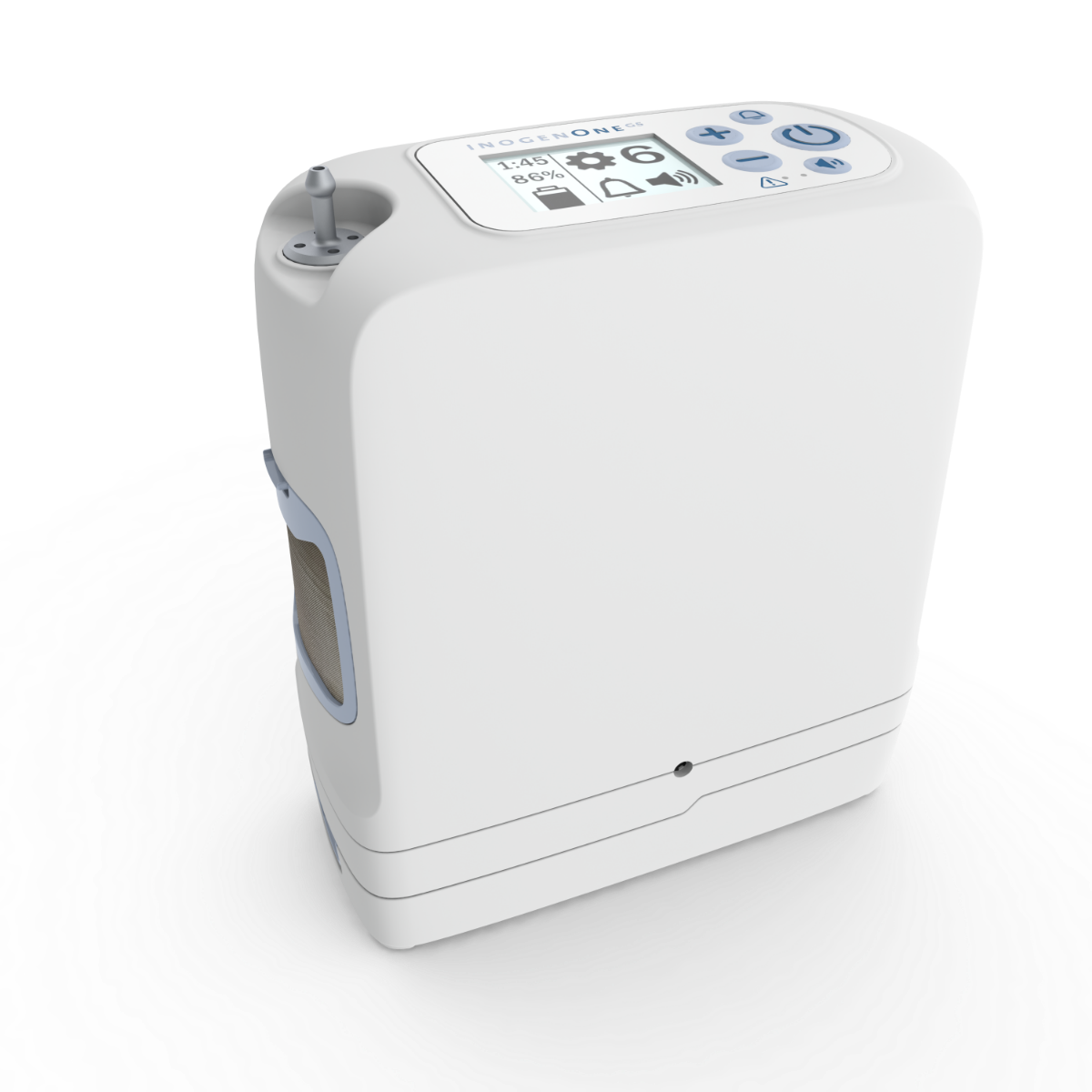 Side view of the Inogen One G5 Portable Oxygen System