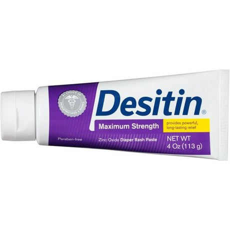 The Desitin® Maximum Strength Diaper Rash Treatment Cream case contains 36 units of 4 oz. tubes